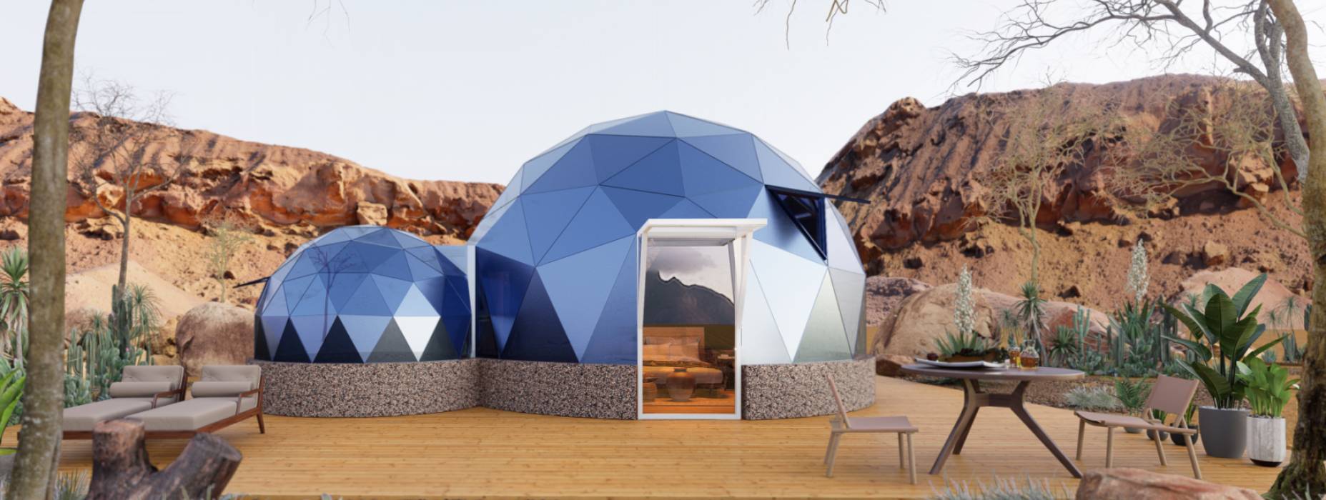 勐腊县球形智能光伏玻璃星空房